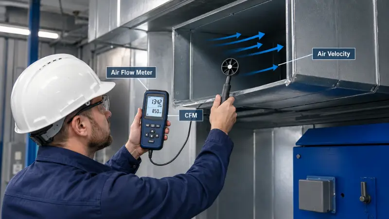 Qu'est-ce que le CFM dans un débitmètre d'air ? Guide de formule et de sélection