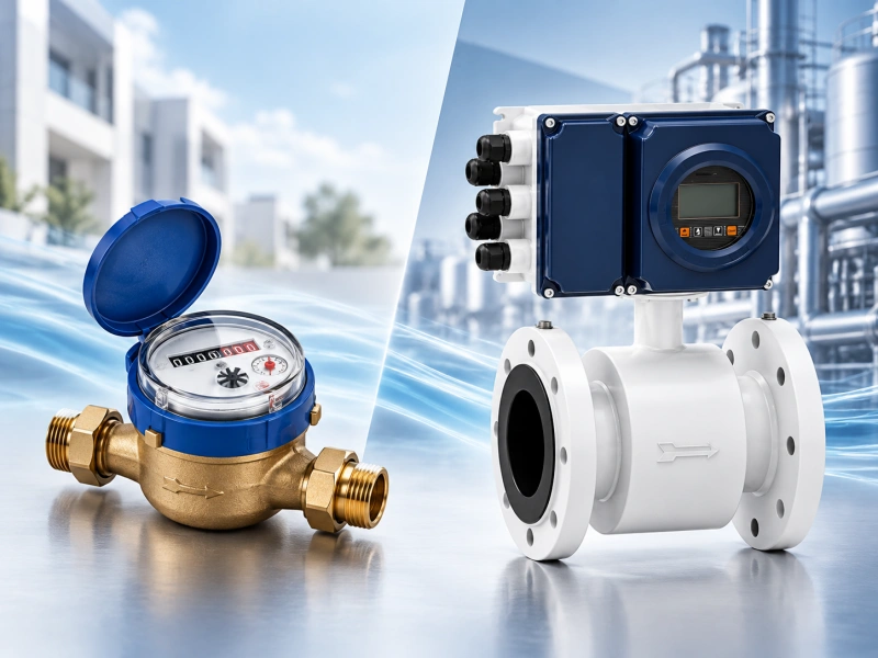 Compteur d'eau vs débitmètre magnétique : principales différences