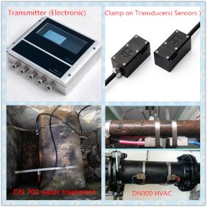 Pince à ultrasons sur débitmètre